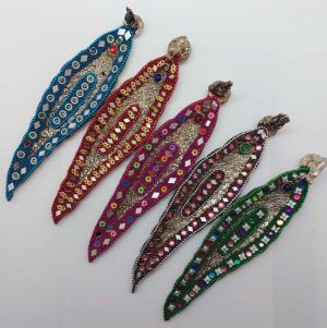 Sequined Metal Incence Holder
